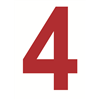 Vinyl Numbers - Small 4