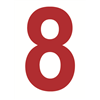 Vinyl Numbers - Small 8
