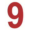 Vinyl Numbers - Small 9