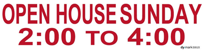 StockRider "Open House Sunday 2-4"